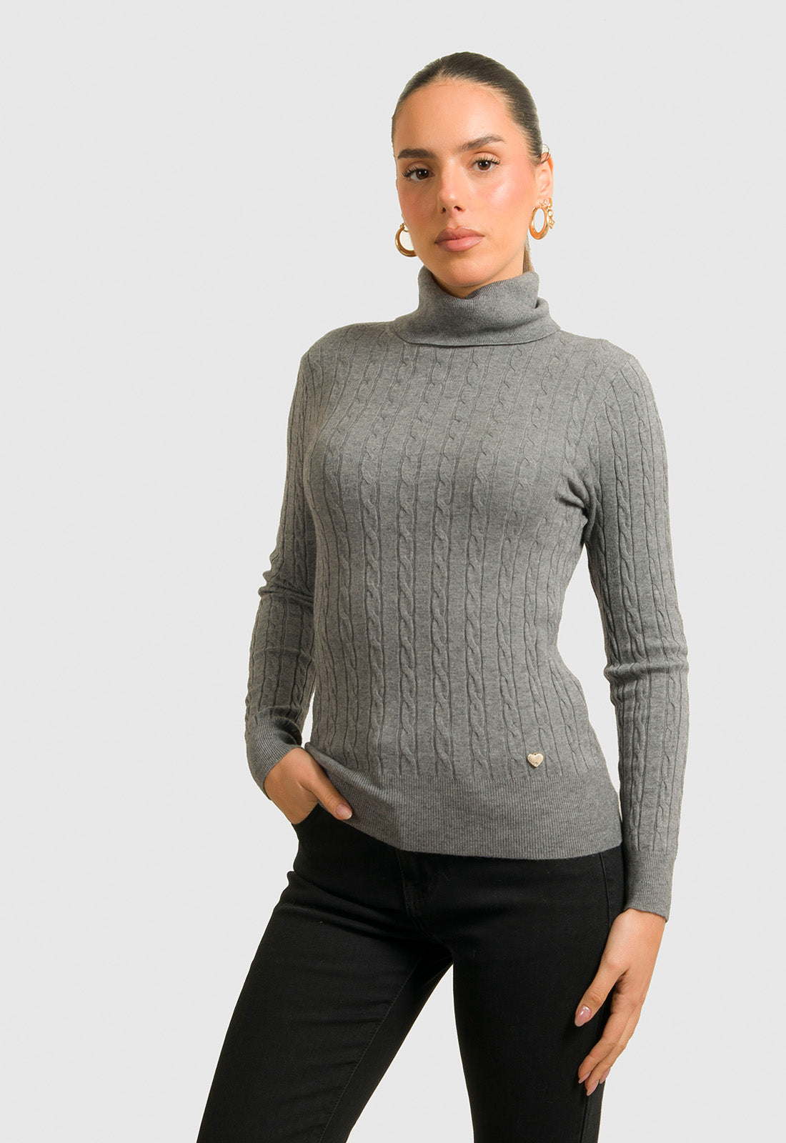 ΜΠΛΟΥΖΑ ΠΛΕΚΤΗ ΕΦΑΡΜΟΣΤΗ ΜΕ ΣΧΕΔΙΟ ΚΟΤΣΙΔΑ-ΓΚΡΙ