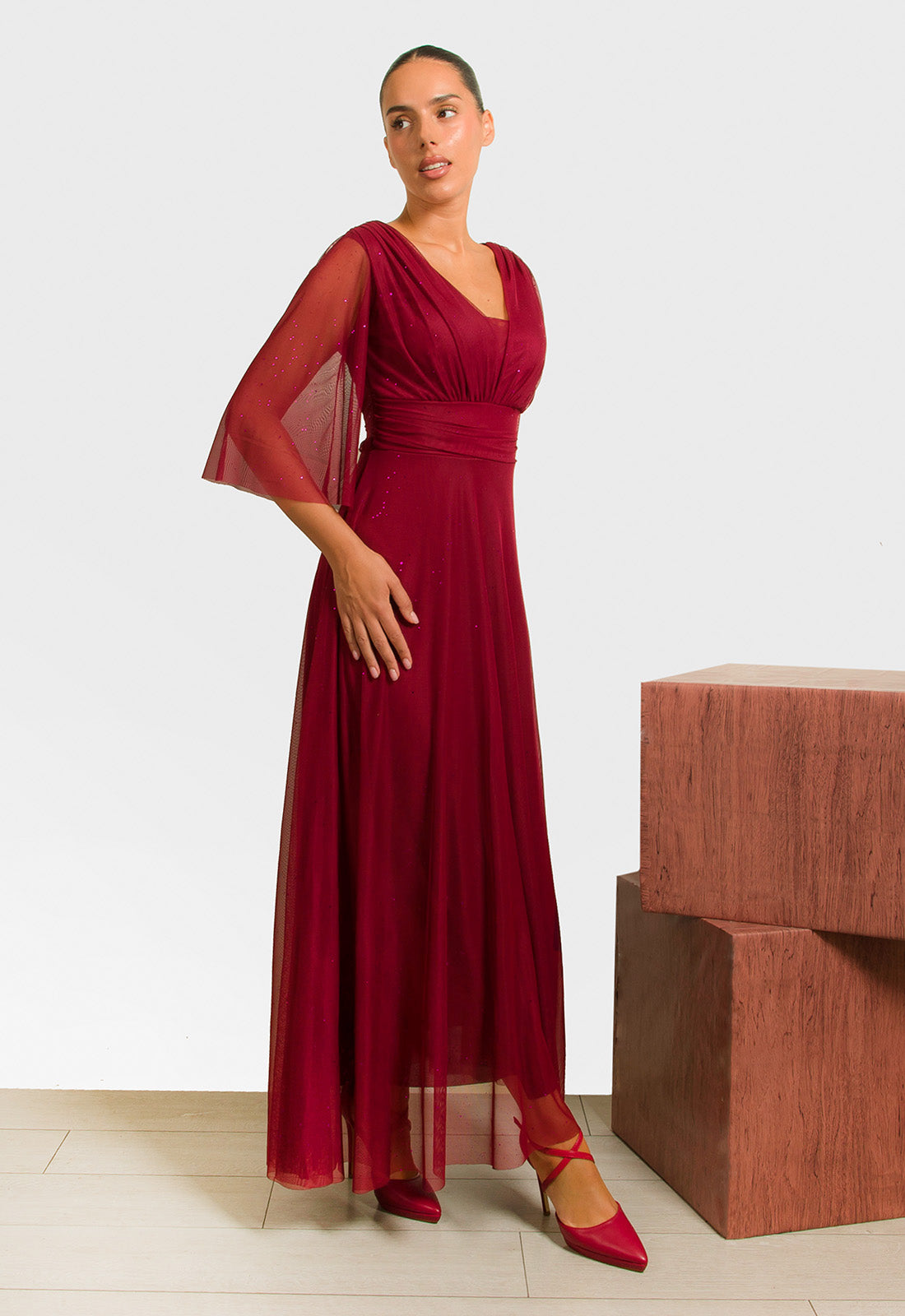 ΦΟΡΕΜΑ MAXI ΣΕ ΔΙΧΤΥ ΜΕ ΜΙΚΡΕΣ ΠΑΓΕΤΕΣ-ΜΠΟΡΝΤΟ