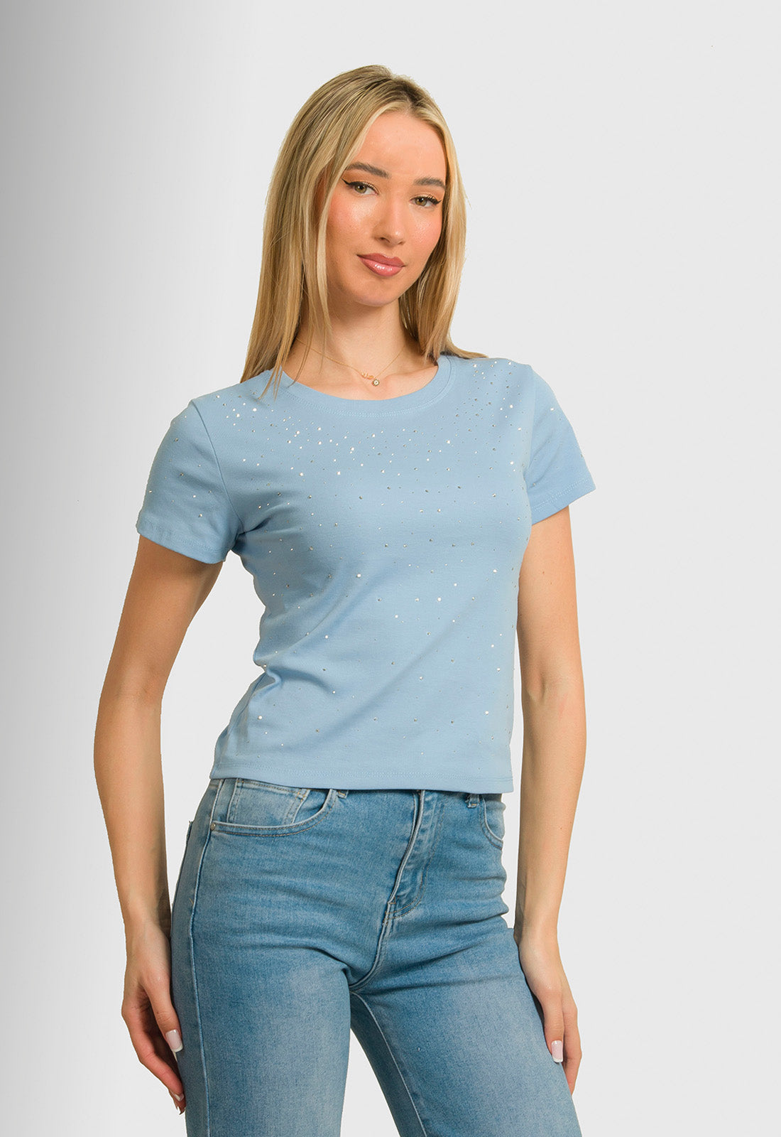 ΜΠΛΟΥΖΑ CROP ΜΕ ΣΤΡΑΣ-ΣΙΕΛ