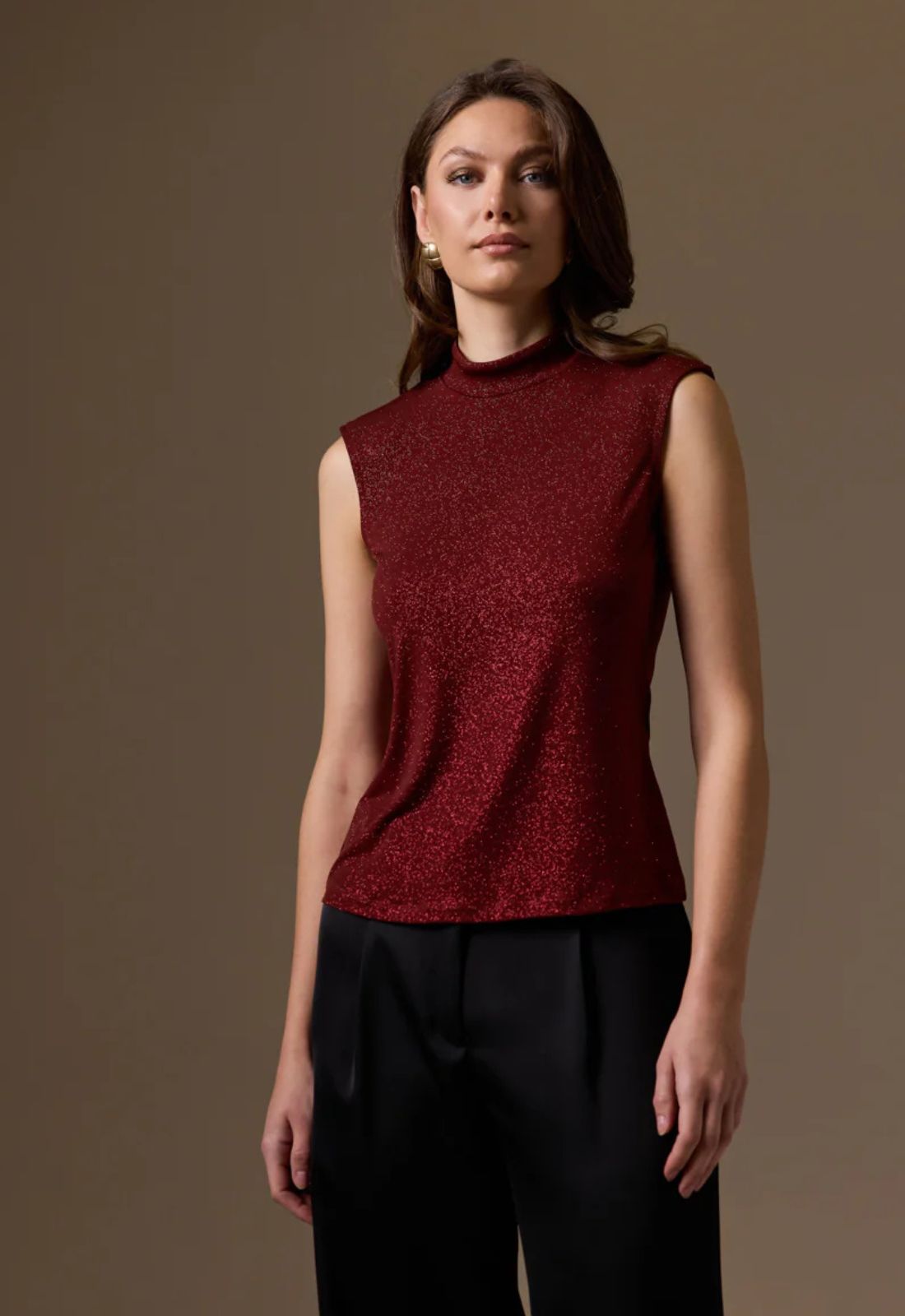 ΜΠΛΟΥΖΑ ΑΜΑΝΙΚΗ ΛΟΥΡΕΞ ΜΕ GLITTER-WINE