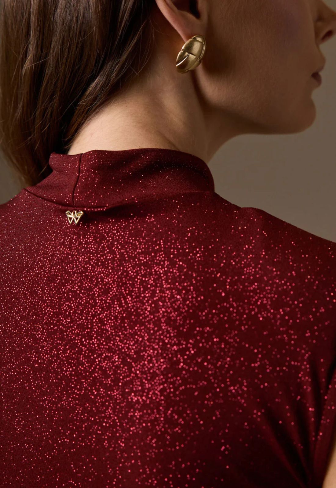 ΜΠΛΟΥΖΑ ΑΜΑΝΙΚΗ ΛΟΥΡΕΞ ΜΕ GLITTER-WINE