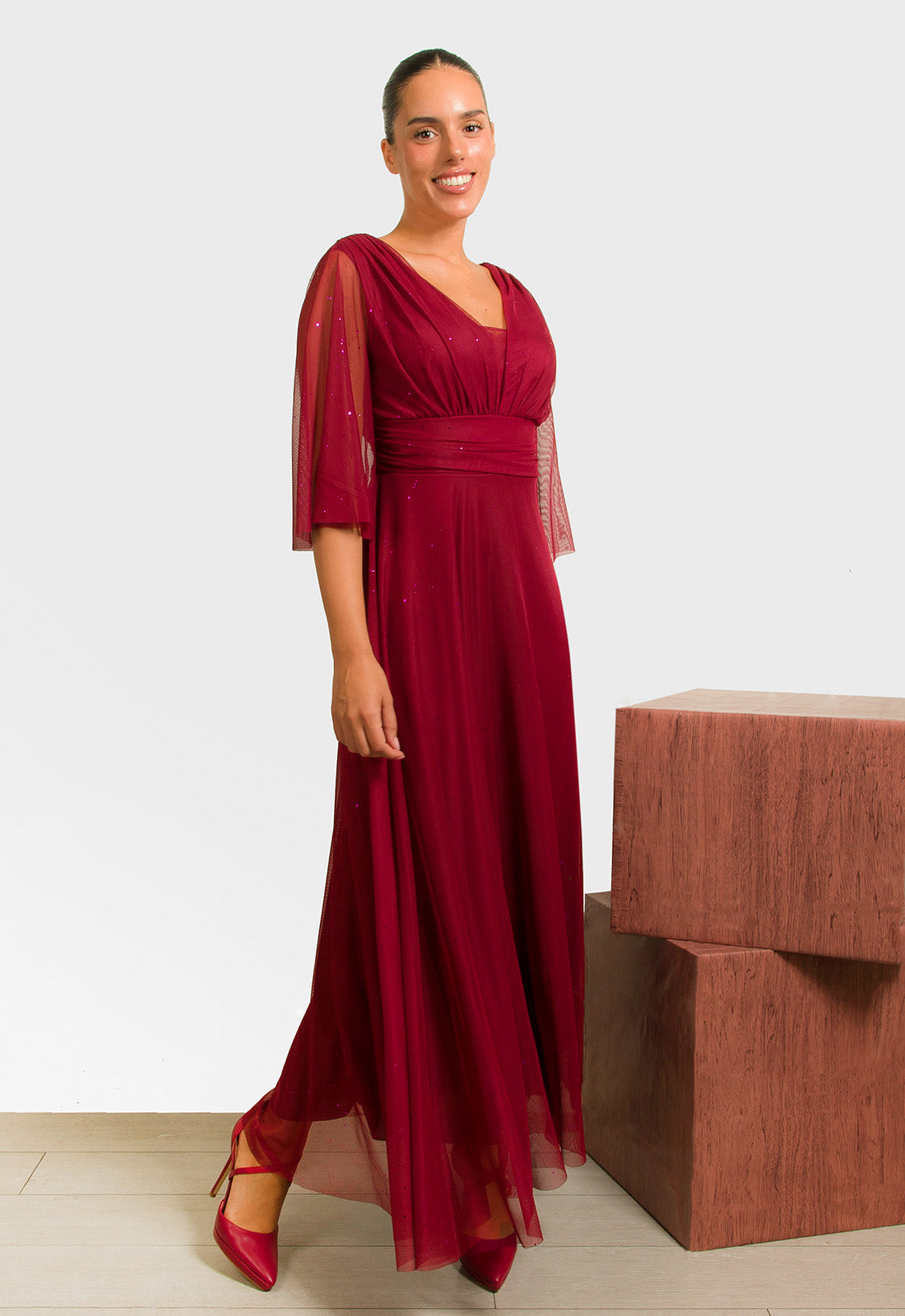 ΦΟΡΕΜΑ MAXI ΣΕ ΔΙΧΤΥ ΜΕ ΜΙΚΡΕΣ ΠΑΓΕΤΕΣ-ΜΠΟΡΝΤΟ