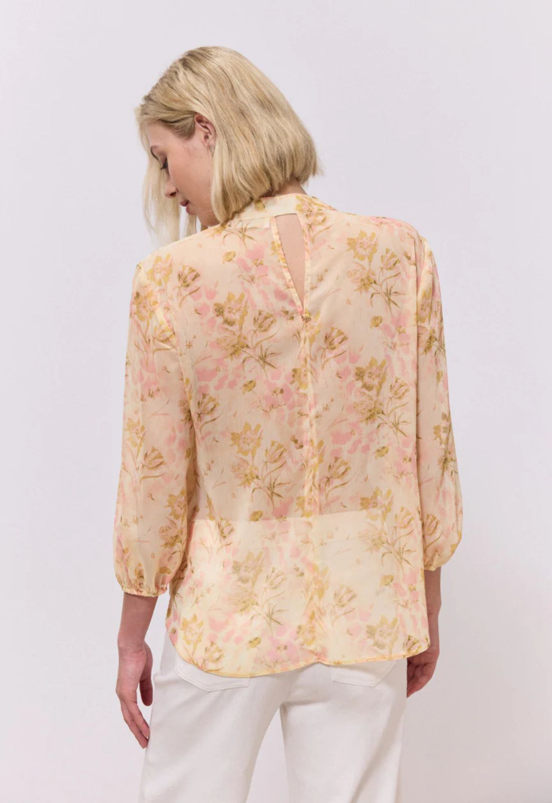 ΜΠΛΟΥΖΑ ΕΜΠΡΙΜΕ ΜΕ ΑΞΕΣΟΥΑΡ-PEACH