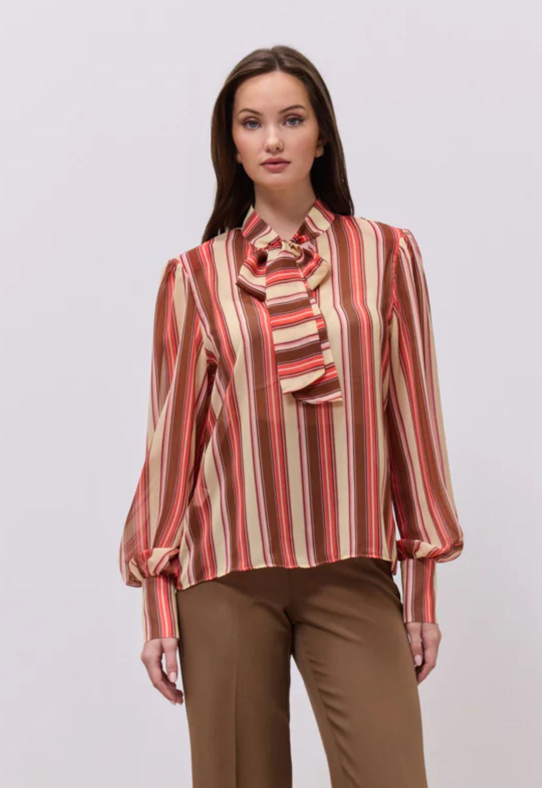 ΜΠΛΟΥΖΑ ΡΙΓΕ ΜΕ ΦΙΟΓΚΟ-TOMATO