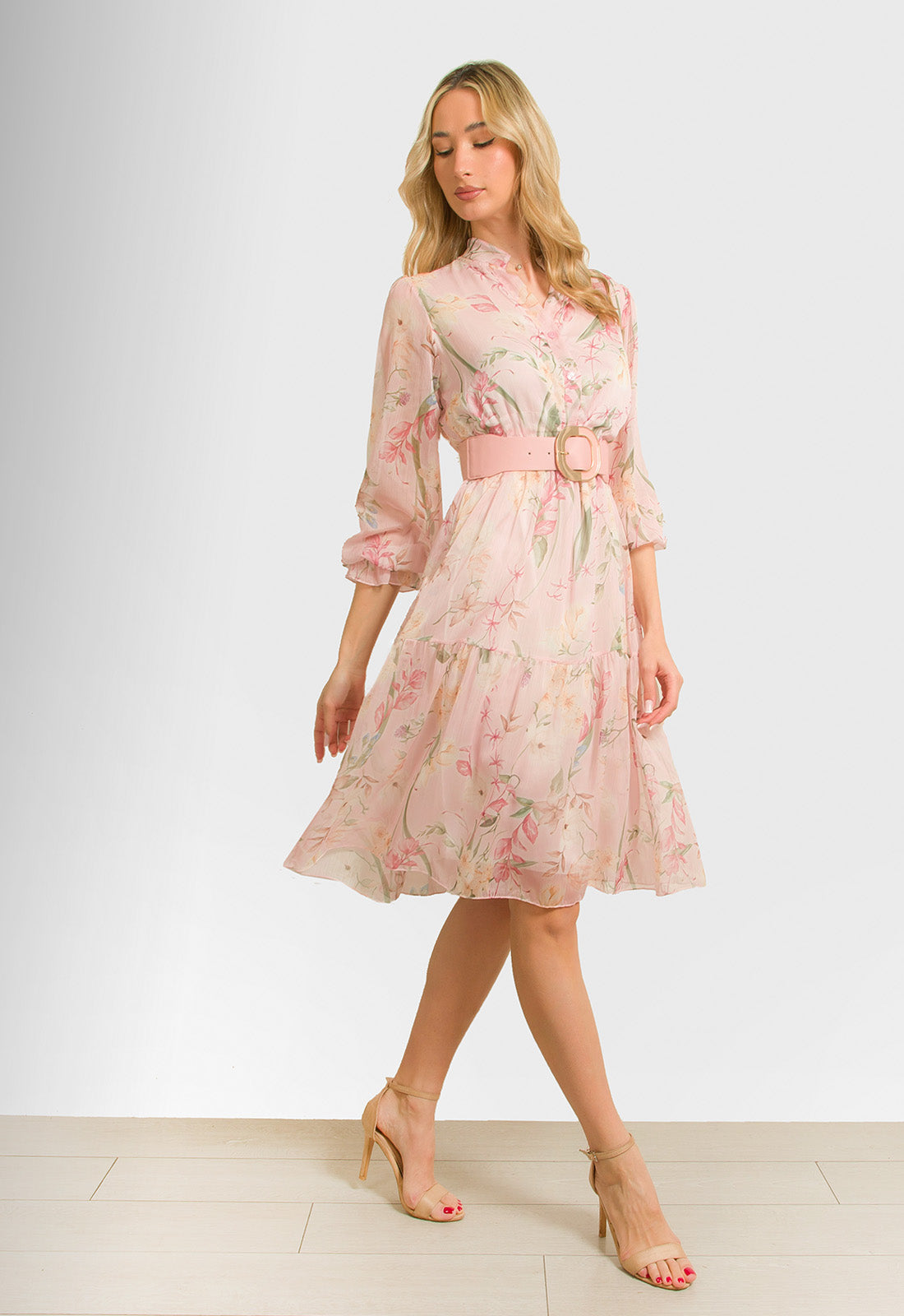 ΦΟΡΕΜΑ ΜΙΝΤΙ FLORAL ΖΟΡΖΕΤΑ