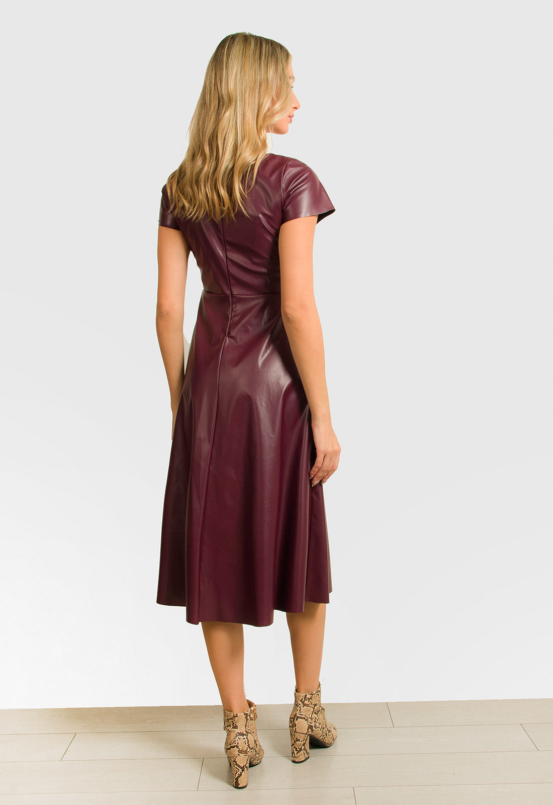 ΦΟΡΕΜΑ MIDI ΔΕΡΜΑΤΙΝΗΣ ΚΛΟΣ-ΜΠΟΡΝΤΟ