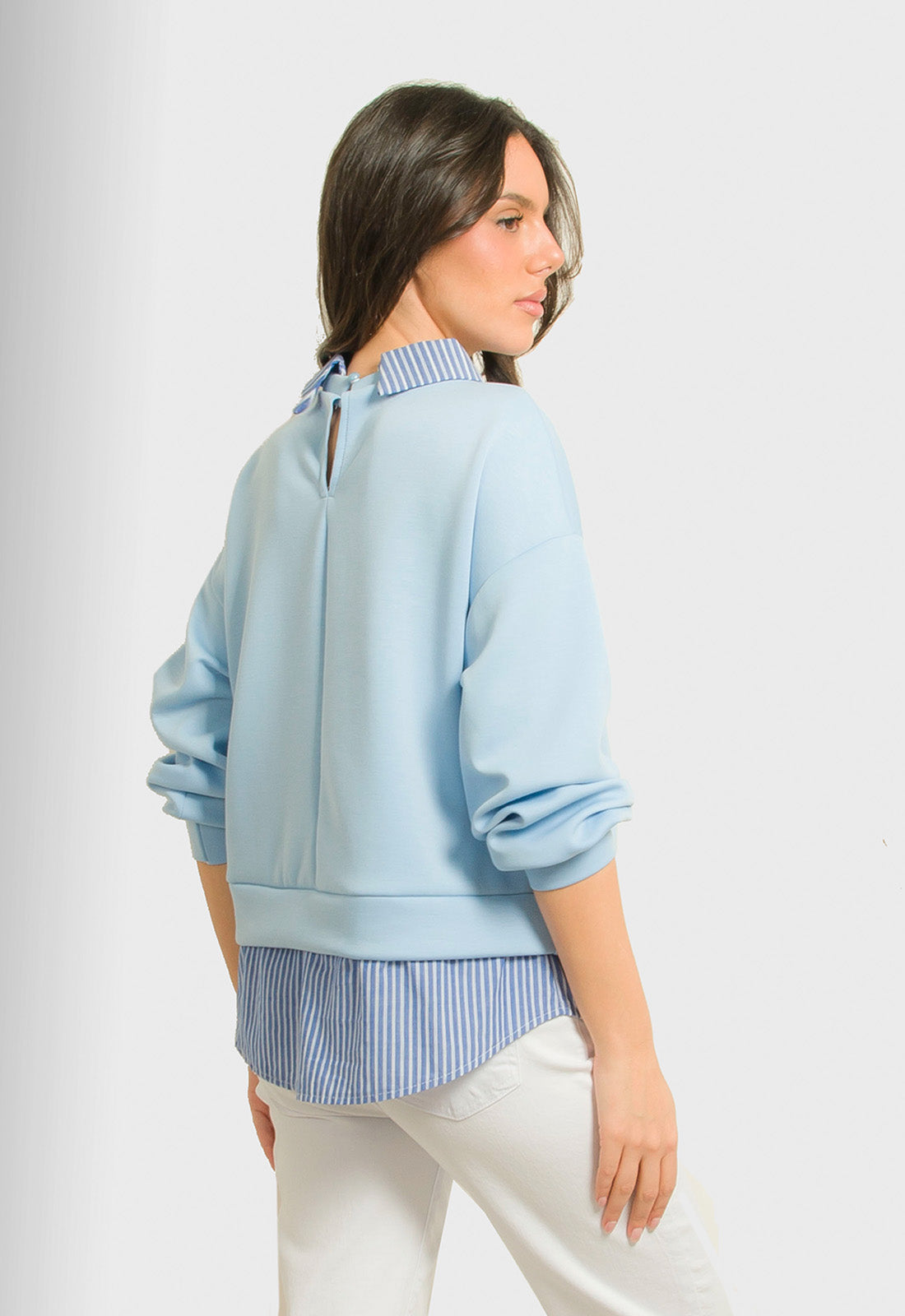 ΜΠΛΟΥΖΑ ΜΕ ΛΕΠΤΟΜΕΡΕΙΕΣ ΠΟΥΚΑΜΙΣΟΥ-ΣΙΕΛ