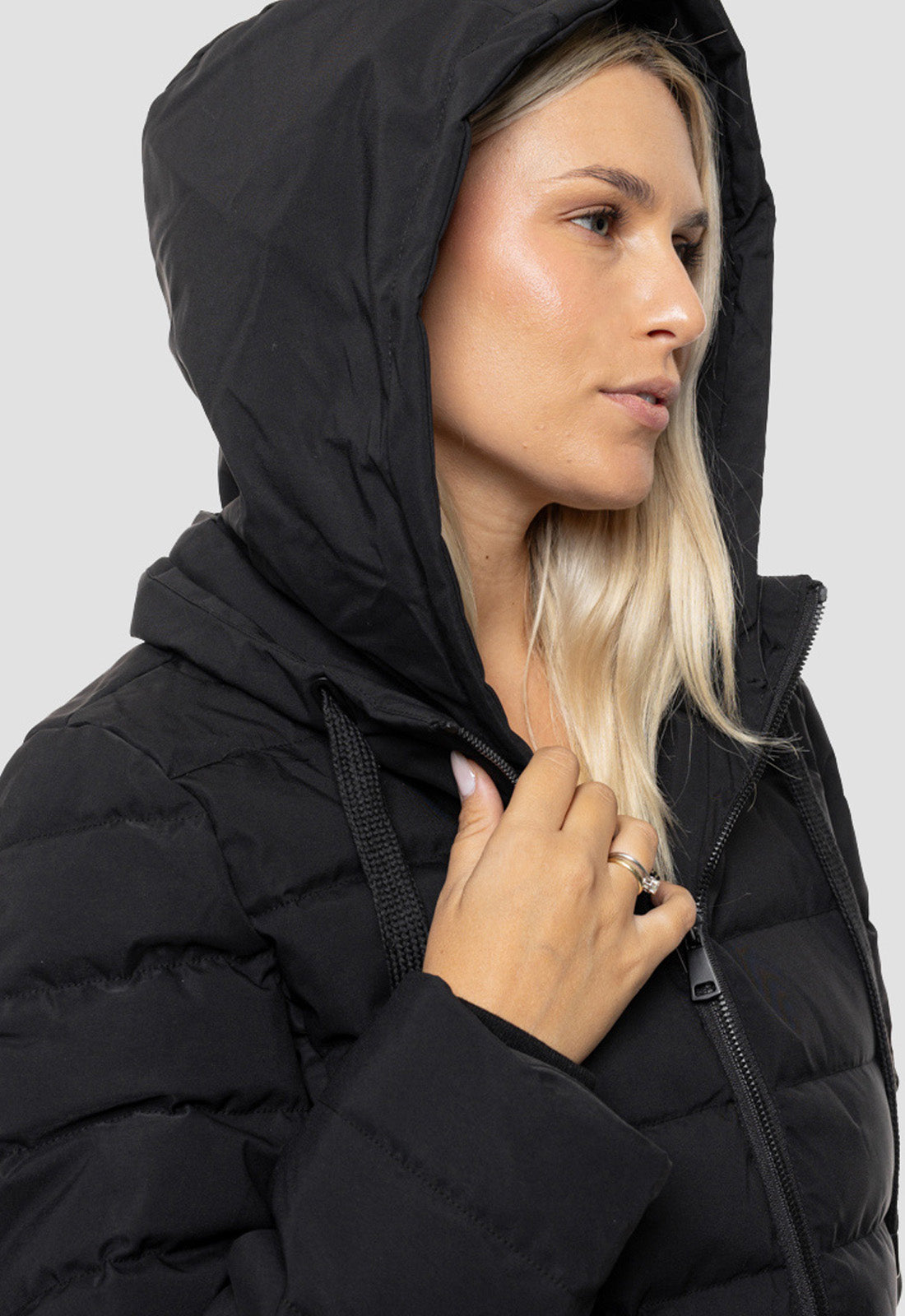 ΠΑΛΤΟ-ΜΠΟΥΦΑΝ biston ΜΑΚΡΥ ΜΕ ΚΟΥΚΟΥΛΑ-ΜΑΥΡΟ