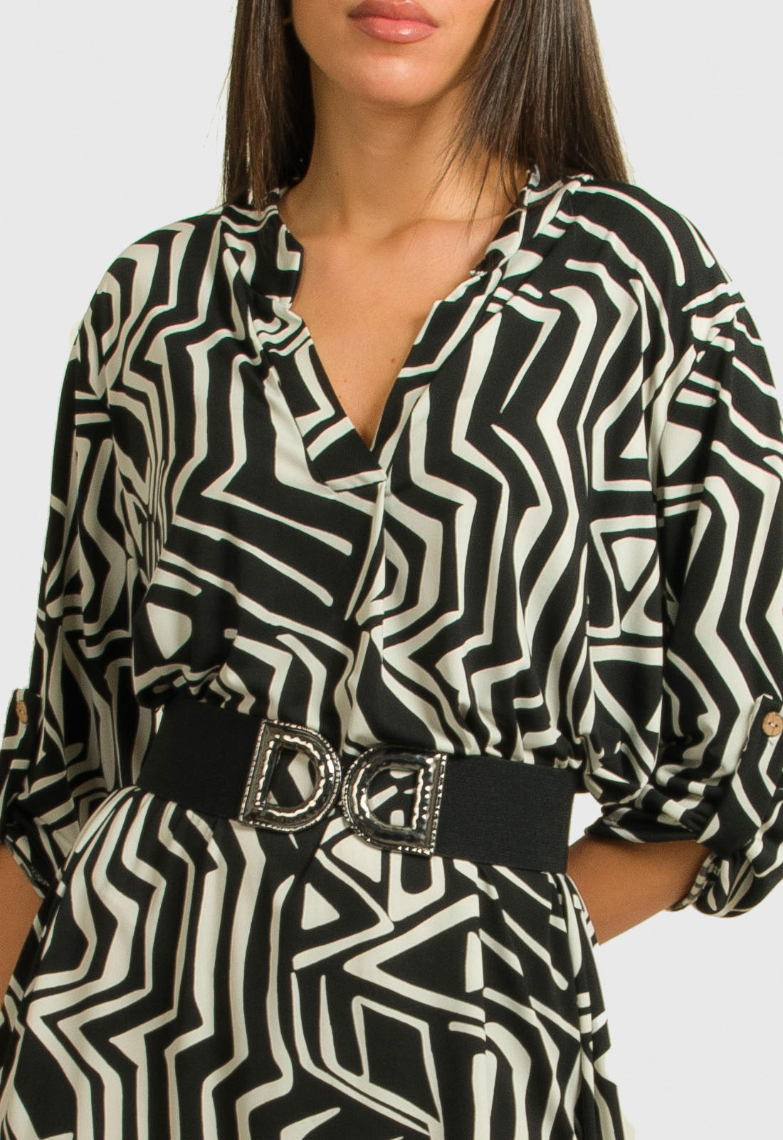 ΦΟΡΕΜΑ ΚΟΝΤΟ LOOK SHIRT - ΜΑΥΡΟ