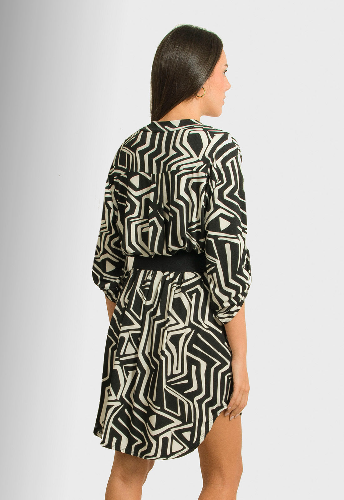 ΦΟΡΕΜΑ ΚΟΝΤΟ LOOK SHIRT - ΜΑΥΡΟ