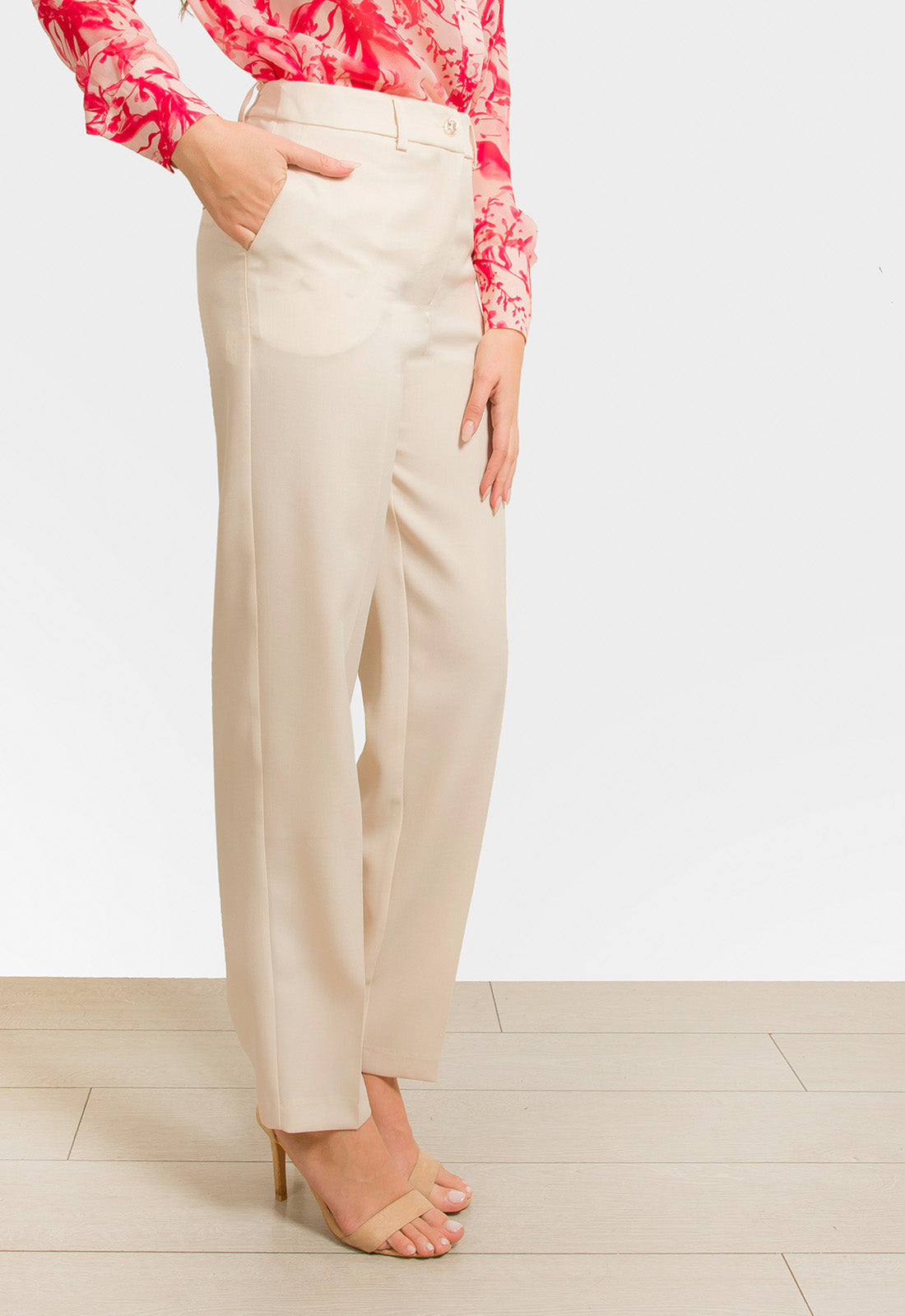 ΠΑΝΤΕΛΟΝΙ ΨΗΛΟΜΕΣΟ OFFICE LOOK-ΒΑΝΙΛΙΑ