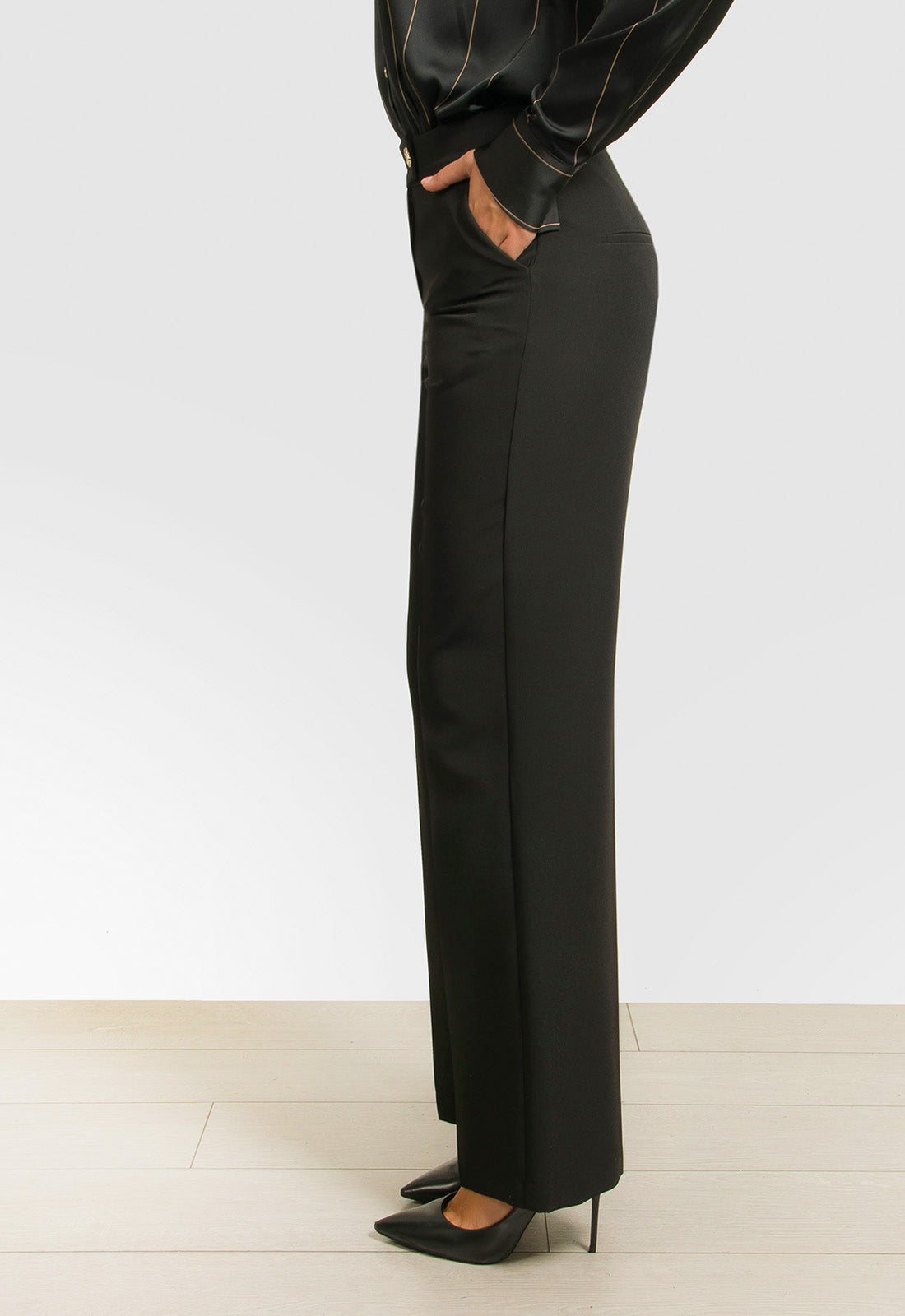 ΠΑΝΤΕΛΟΝΙ ΚΡΕΠ ΨΗΛΟΜΕΣΟ ΜΕ ΤΣΑΚΙΣΗ-ΜΑΥΡΟ