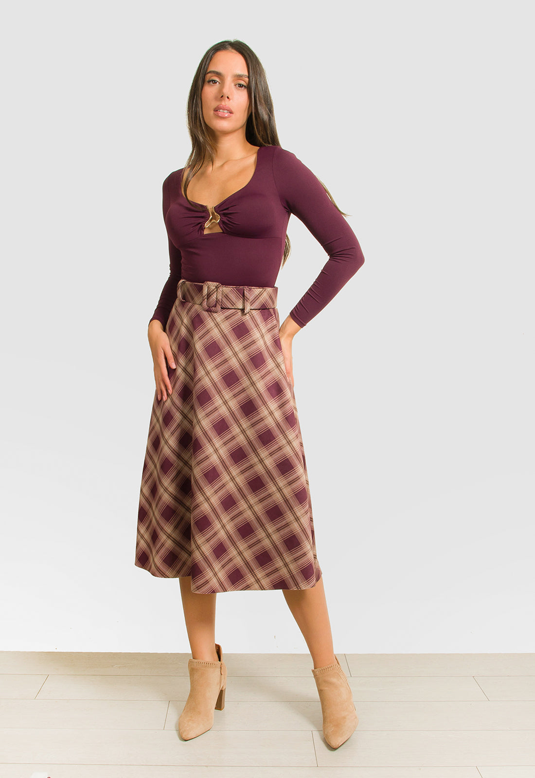 ΦΟΥΣΤΑ MIDI ΚΑΡΩ ΜΕ ΖΩΝΗ-ΜΠΟΡΝΤΟ