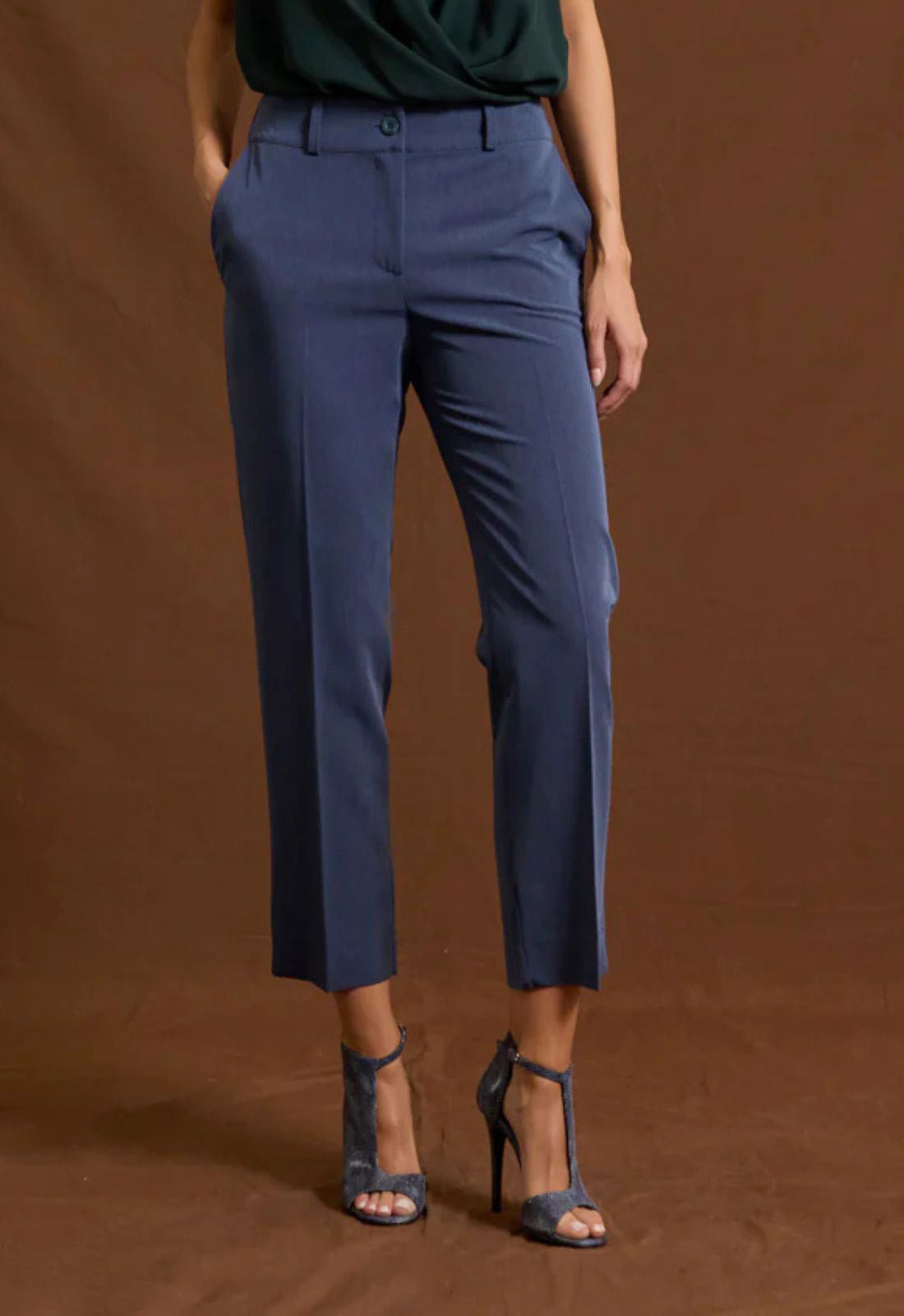 ΠΑΝΤΕΛΟΝΙ ΙΣΙΑ ΓΡΑΜΜΗ ΜΕ ΤΣΑΚΙΣΗ-NAVY