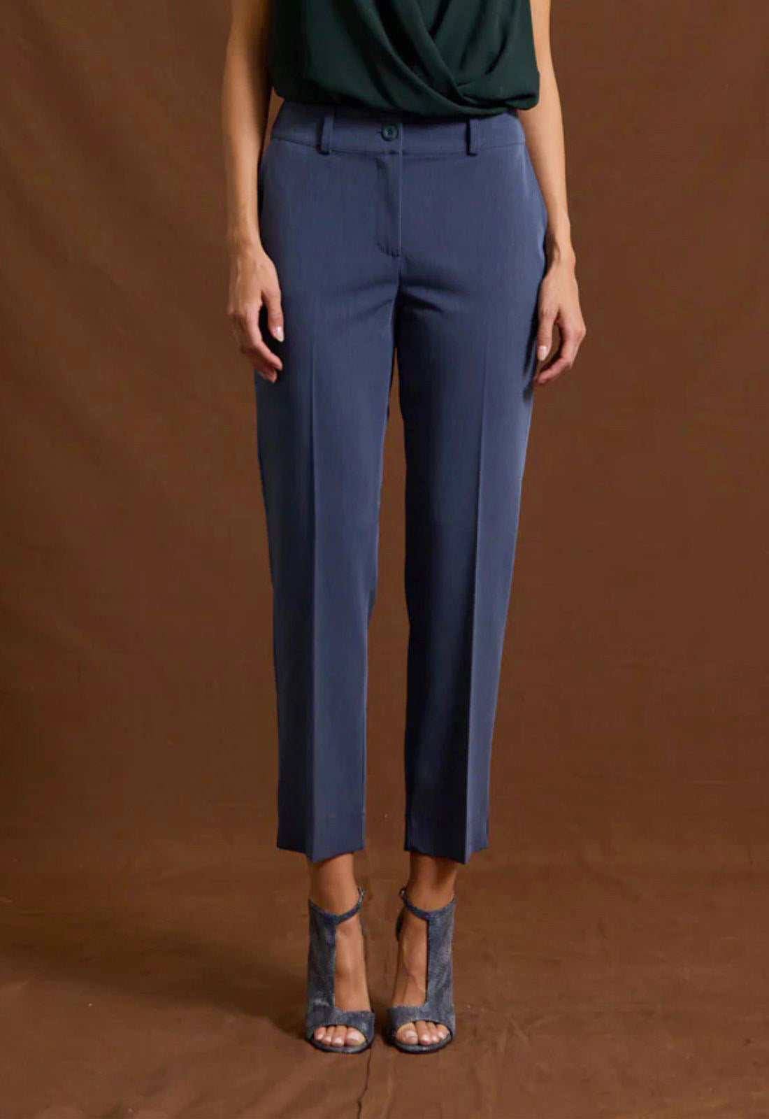 ΠΑΝΤΕΛΟΝΙ ΙΣΙΑ ΓΡΑΜΜΗ ΜΕ ΤΣΑΚΙΣΗ-NAVY