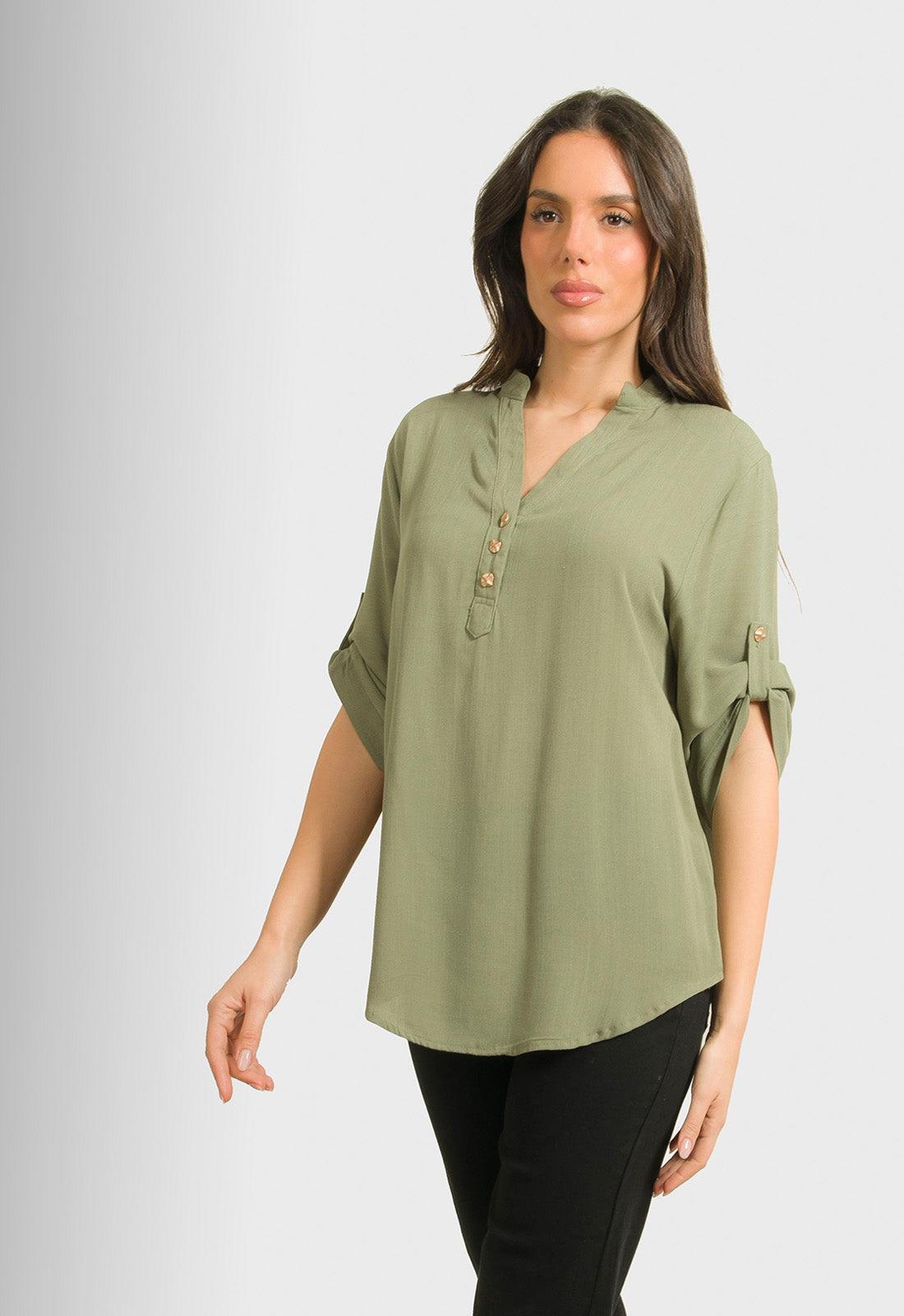 ΜΠΛΟΥΖΑ ΜΕ ΚΟΥΜΠΙΑ ΕΜΠΡΟΣ-ΧΑΚΙ