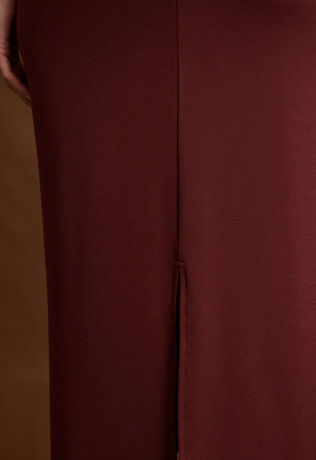 ΦΟΡΕΜΑ MIDI ΝΤΡΑΠΕ ΑΜΑΝΙΚΟ-WINE