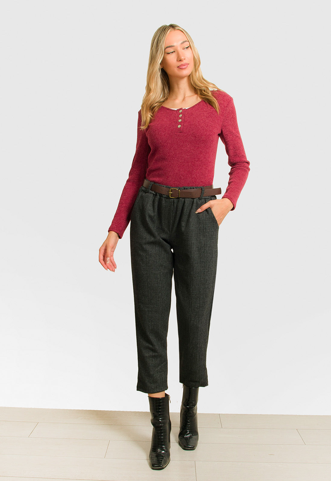 ΠΑΝΤΕΛΟΝΙ ΜΕΛΑΝΖΕ ΜΕ ΛΑΣΤΙΧΟ ΚΑΙ ΖΩΝΗ-ΑΝΘΡΑΚΙ