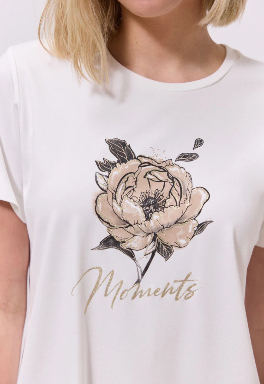 ΜΠΛΟΥΖΑ ΜΕ ΤΥΠΩΜΑ ΤΡΙΑΝΤΑΦΥΛΛΟ-ΕΚΡΟΥ