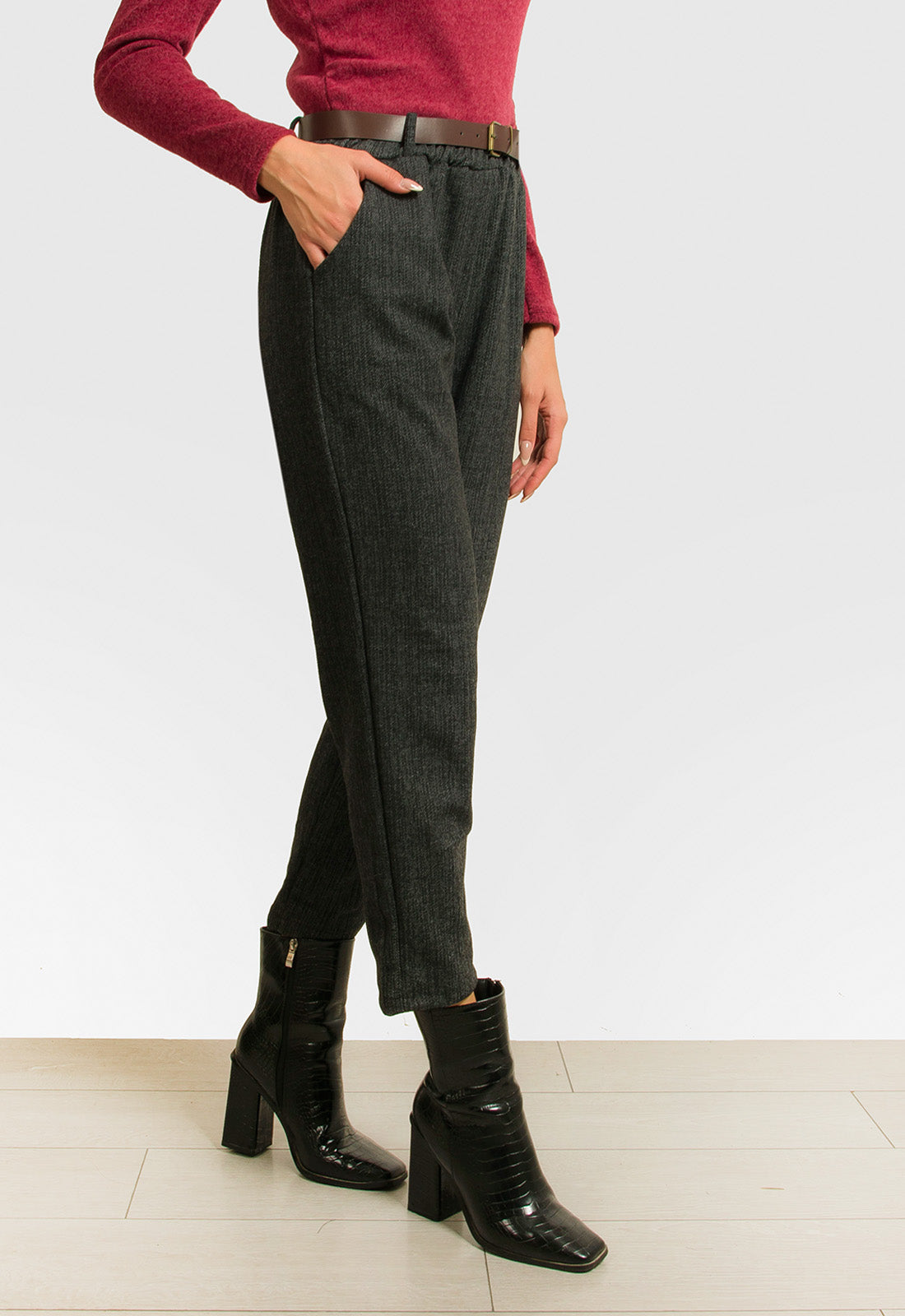 ΠΑΝΤΕΛΟΝΙ ΜΕΛΑΝΖΕ ΜΕ ΛΑΣΤΙΧΟ ΚΑΙ ΖΩΝΗ-ΑΝΘΡΑΚΙ