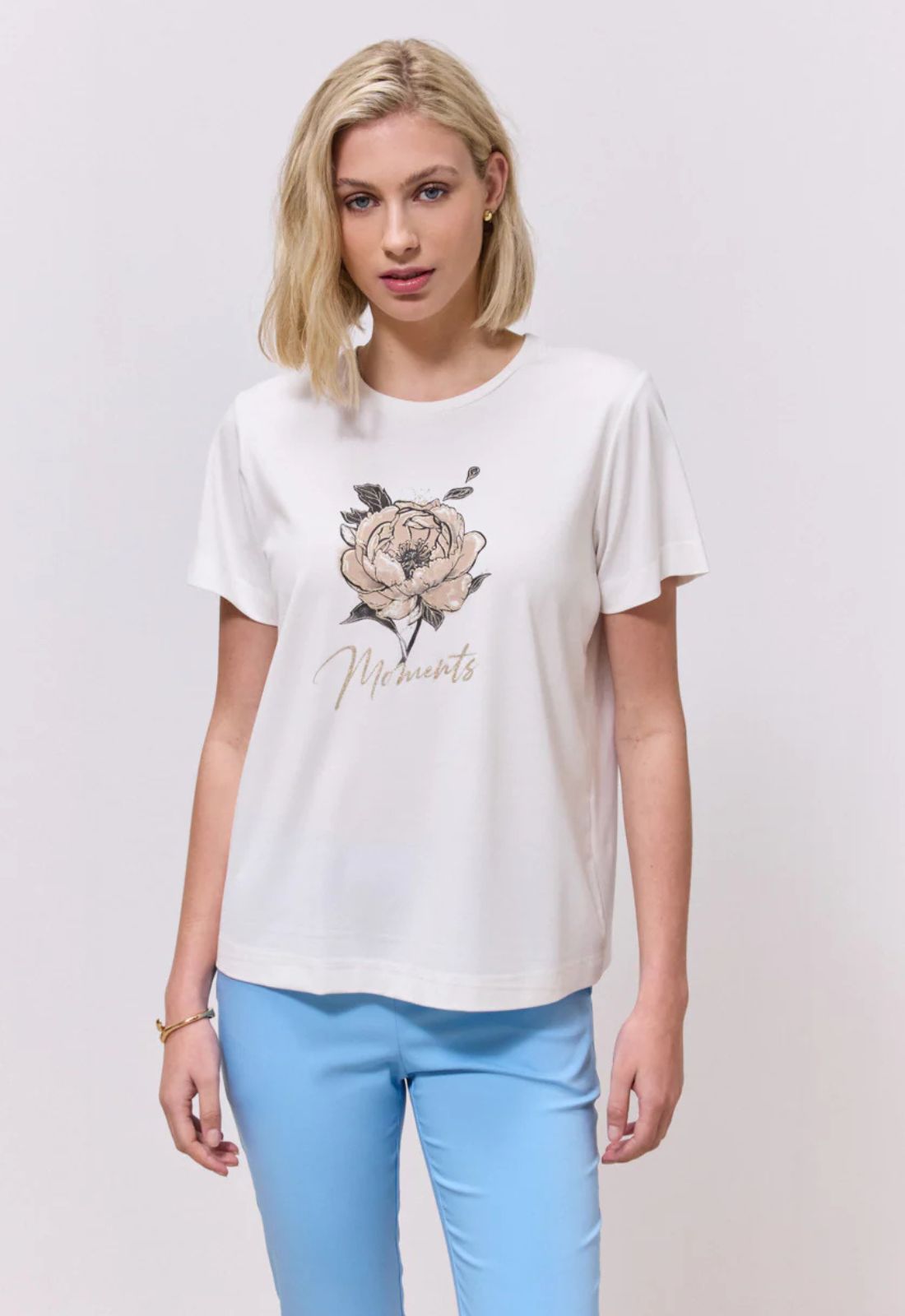 ΜΠΛΟΥΖΑ ΜΕ ΤΥΠΩΜΑ ΤΡΙΑΝΤΑΦΥΛΛΟ-ΕΚΡΟΥ