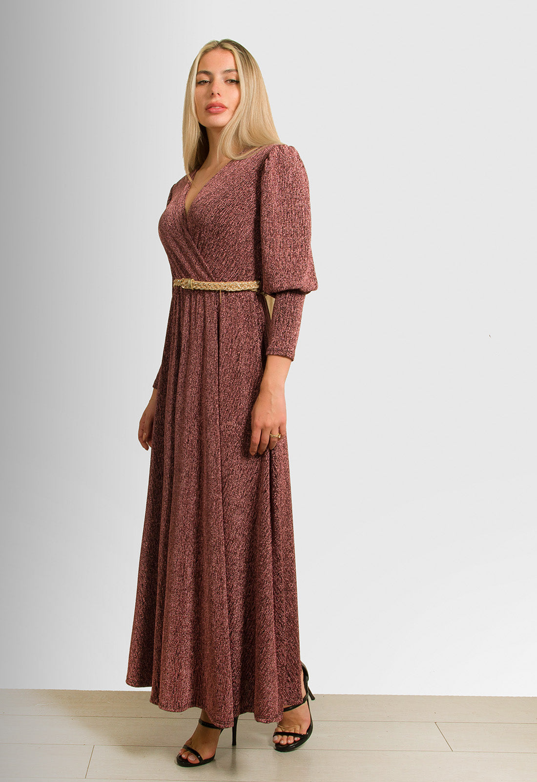 ΦΟΡΕΜΑ MAXI ΛΟΥΡΕΞ ΜΕ ΖΩΝΗ-ΣΑΠΙΟ ΜΗΛΟ