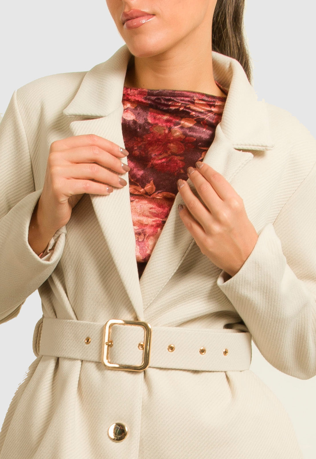 ΠΑΛΤΟ ΜΙΝΤΙ ΔΙΑΓΩΝΑΛ ΜΕ ΖΩΝΗ-ΕΚΡΟΥ