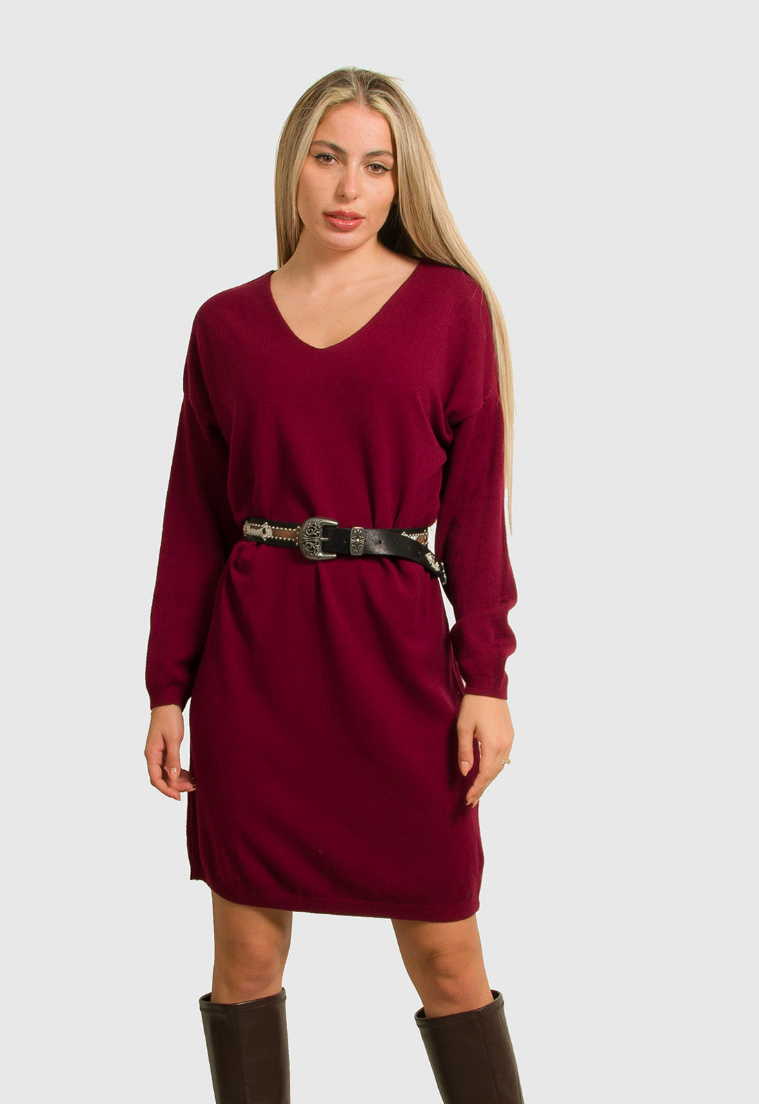 ΦΟΡΕΜΑ ΠΛΕΚΤΟ ΜΕ V - ΜΠΟΡΝΤΟ