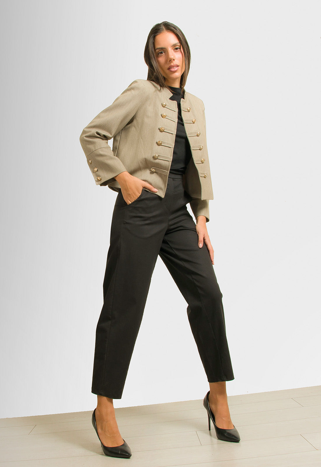 ΣΑΚΑΚΙ CROPPED ΣΕ ΣΤΥΛ MILITARY-FANCO