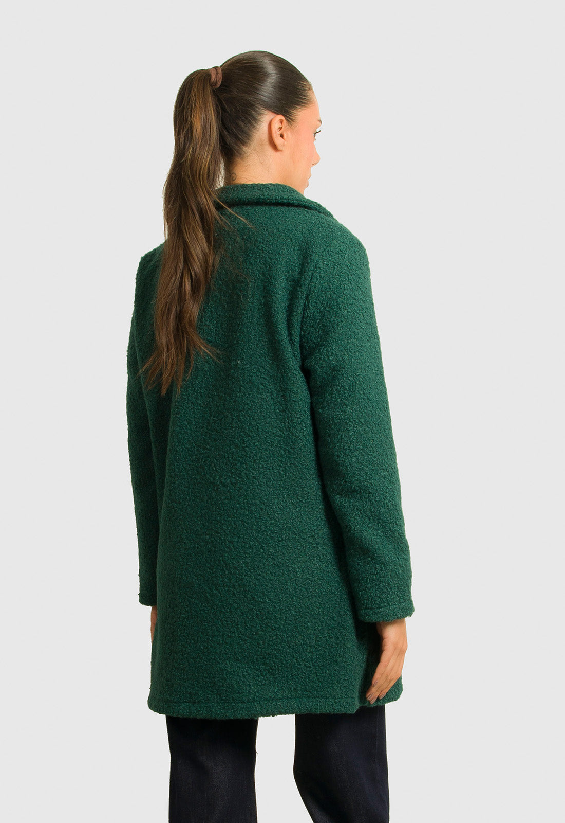 ΠΑΛΤΟ SPORT 3/4 ΜΠΟΥΚΛΕ ΜΕ ΚΟΥΜΠΙΑ-ΠΡΑΣΙΝΟ