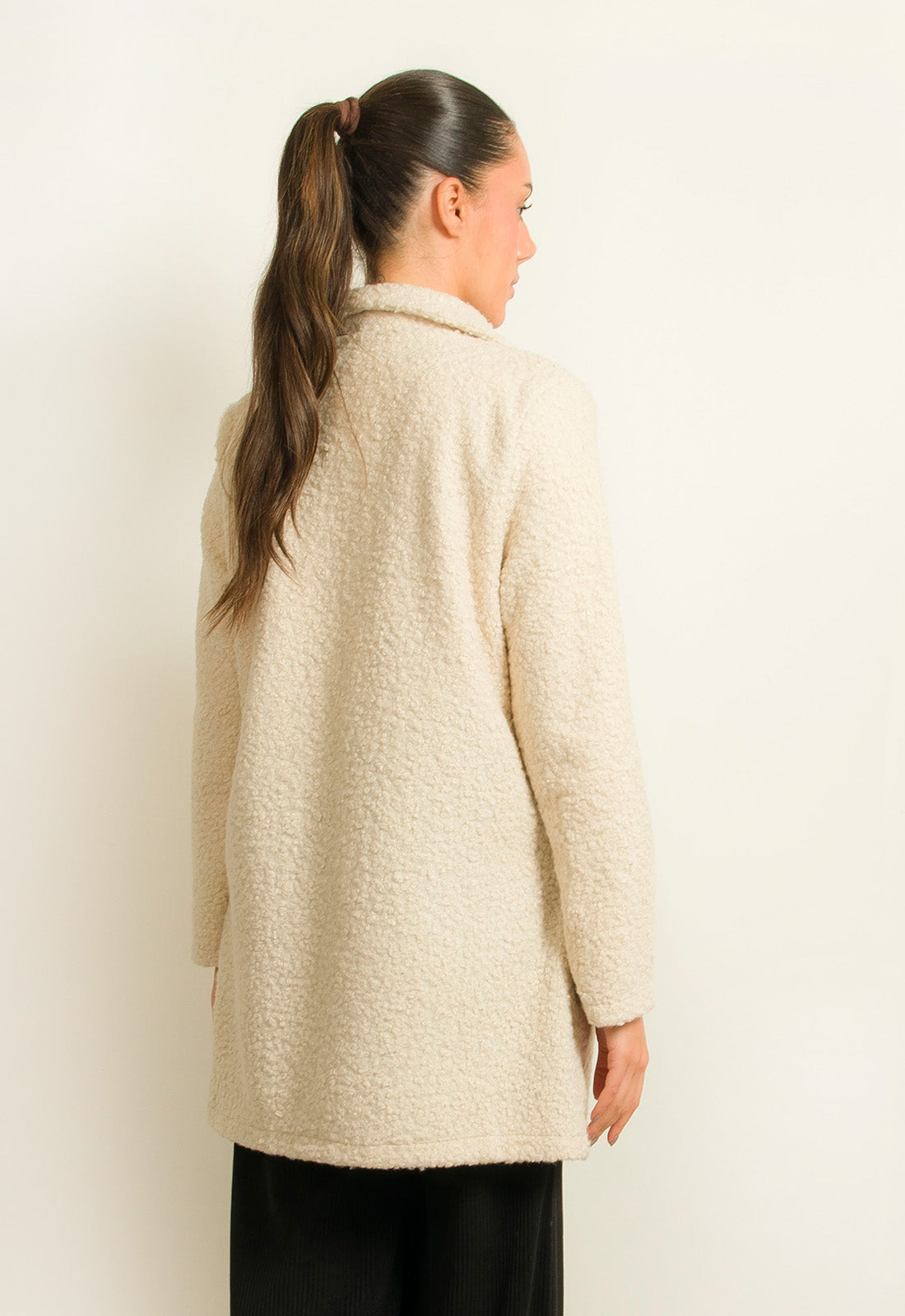 ΠΑΛΤΟ SPORT 3/4 ΜΠΟΥΚΛΕ ΜΕ ΚΟΥΜΠΙΑ-ΕΚΡΟΥ