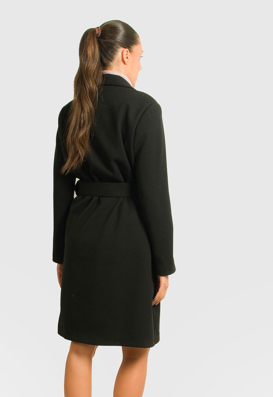 ΠΑΛΤΟ ΜΙΝΤΙ ΔΙΑΓΩΝΑΛ ΜΕ ΖΩΝΗ-ΜΑΥΡΟ