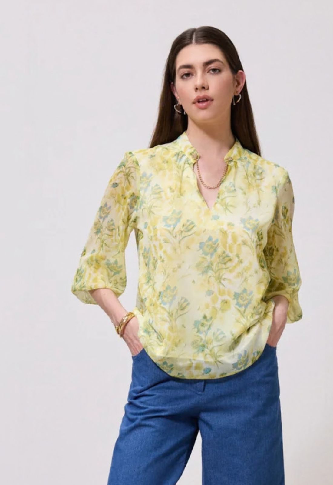 ΜΠΛΟΥΖΑ ΕΜΠΡΙΜΕ ΜΕ ΑΞΕΣΟΥΑΡ-LEMON