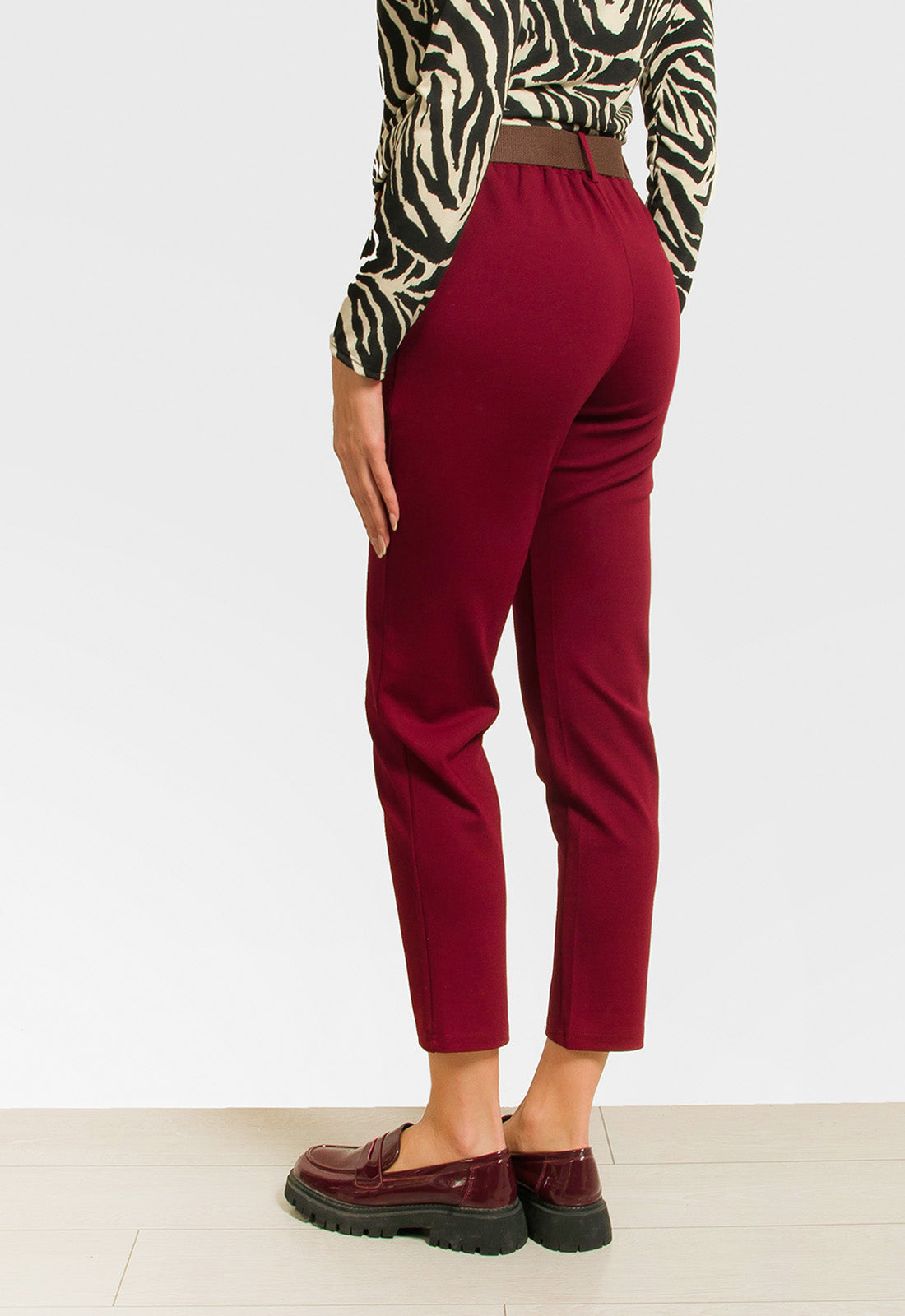 ΠΑΝΤΕΛΟΝΙ ΕΛΑΣΤΙΚΟ ΜΕ ΖΩΝΗ ΙΜΑΝΤΑ-ΜΠΟΡΝΤΟ