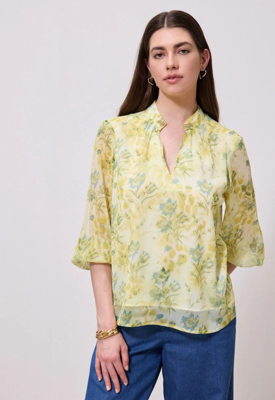 ΜΠΛΟΥΖΑ ΕΜΠΡΙΜΕ ΜΕ ΑΞΕΣΟΥΑΡ-LEMON