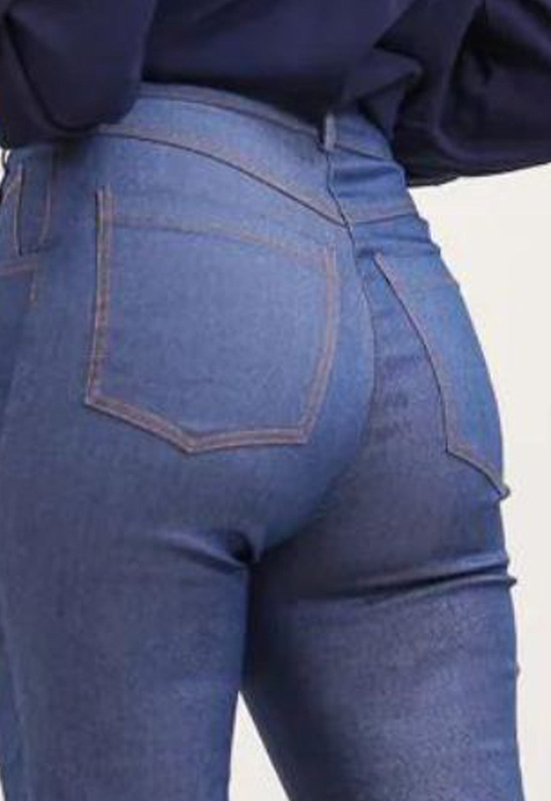 ΠΑΝΤΕΛΟΝΙ ΨΗΛΟΜΕΣΟ JEAN ΚΑΜΠΑΝΑ DENIM