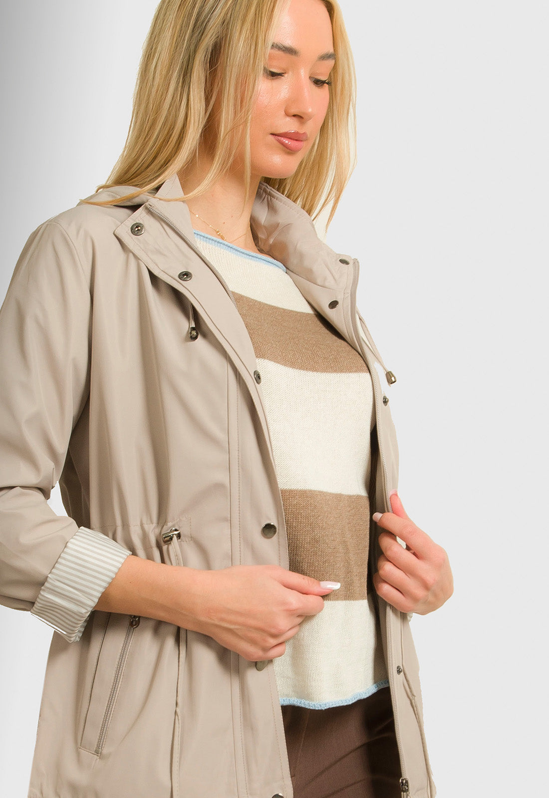 JACKET ΑΝΤΙΑΝΕΜΙΚΟ ΜΕ ΡΙΓΑ-ΜΠΕΖ