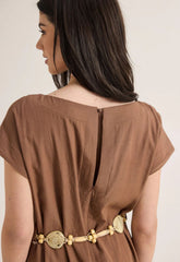 ΦΟΡΕΜΑ BOHO SHIC ME ETHNIC ΖΩΝΗ - ΚΑΦΕ