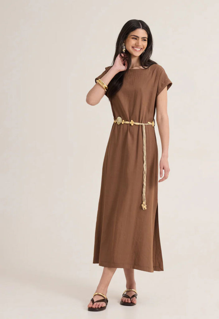 ΦΟΡΕΜΑ BOHO SHIC ME ETHNIC ΖΩΝΗ - ΚΑΦΕ