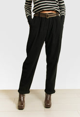 ΠΑΝΤΕΛΟΝΙ PLUS SIZE ΜΕ ΛΑΣΤΙΧΟ & ΖΩΝΗ-ΜΑΥΡΟ