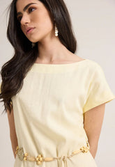 ΦΟΡΕΜΑ BOHO SHIC ME ETHNIC ΖΩΝΗ - BUTTER