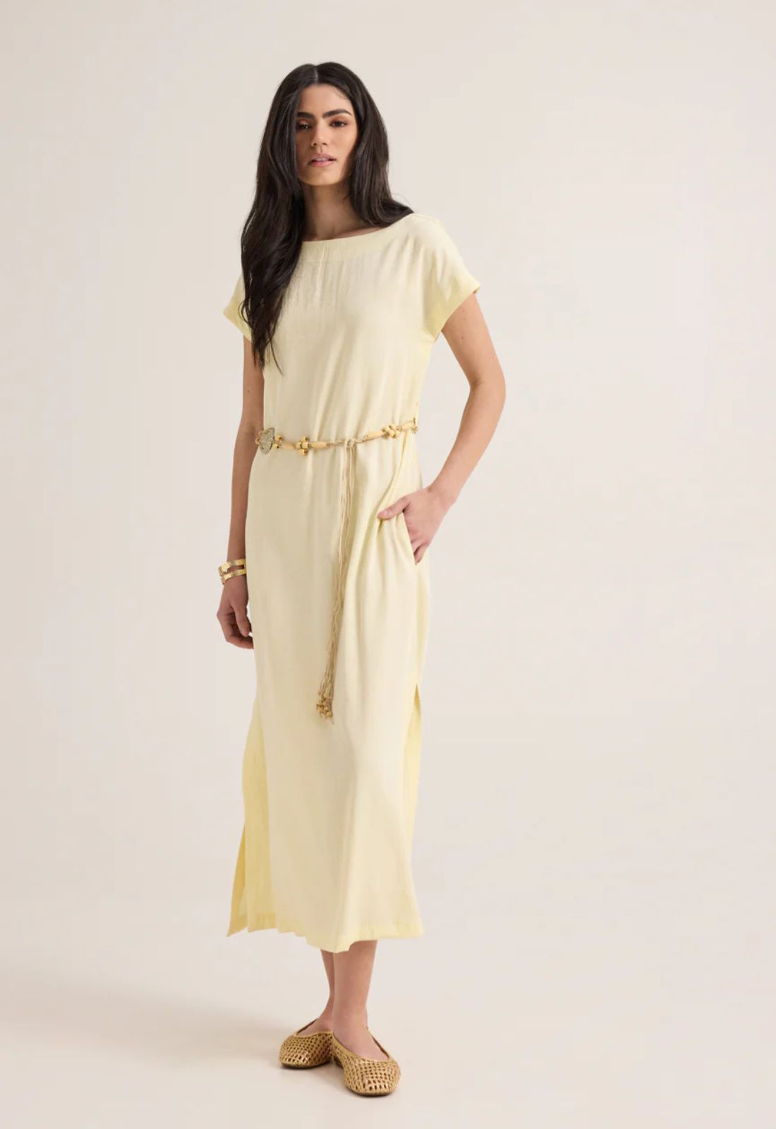 ΦΟΡΕΜΑ BOHO SHIC ME ETHNIC ΖΩΝΗ - BUTTER