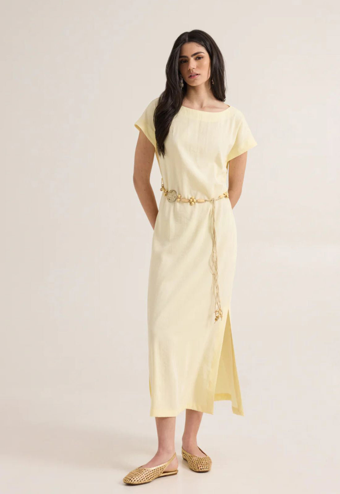 ΦΟΡΕΜΑ BOHO SHIC ME ETHNIC ΖΩΝΗ - BUTTER