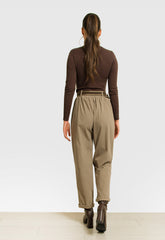 ΠΑΝΤΕΛΟΝΙ PLUS SIZE ΜΕ ΛΑΣΤΙΧΟ & ΖΩΝΗ-ΠΟΥΡΟ