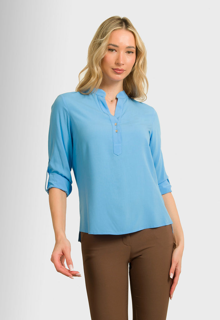 ΜΠΛΟΥΖΑ LOOK SHIRT-ΣΙΕΛ