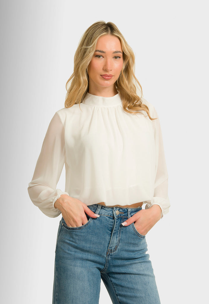 ΜΠΛΟΥΖΑ ΚΟΝΤΗ ΖΟΡΖΕΤΑ - ΛΕΥΚΗ