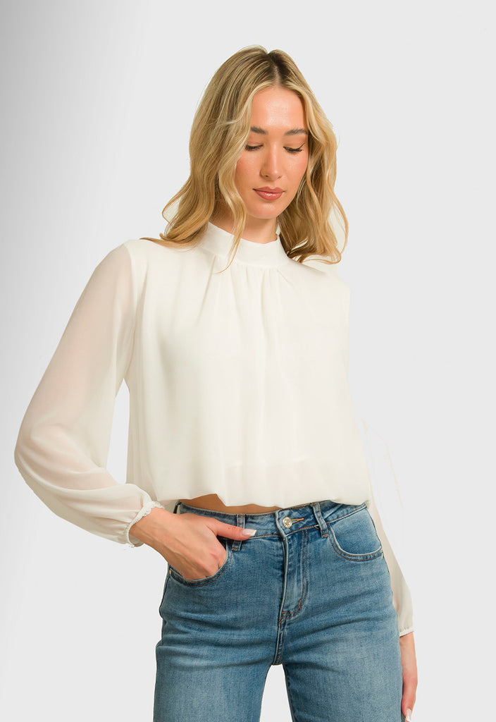 ΜΠΛΟΥΖΑ ΚΟΝΤΗ ΖΟΡΖΕΤΑ - ΛΕΥΚΗ