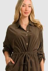 ΦΟΡΕΜΑ MIDI ΚΟΤΛΕ PLUS SIZE - ΚΑΦΕ