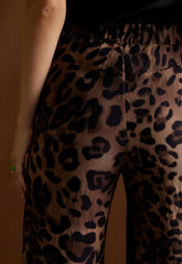 ΠΑΝΤΕΛΟΝΙ ΙΣΙΟ ΜΕ ANIMAL PRINT-ΚΑΦΕ