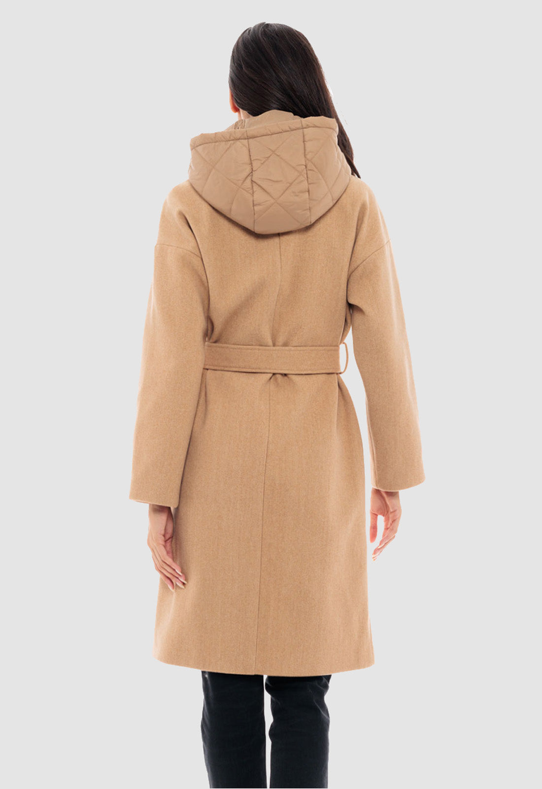 ΠΑΛΤΟ splendid  ΜΕ ΖΩΝΗ & ΚΟΥΚΟΥΛΑ-ΜΠΕΖ